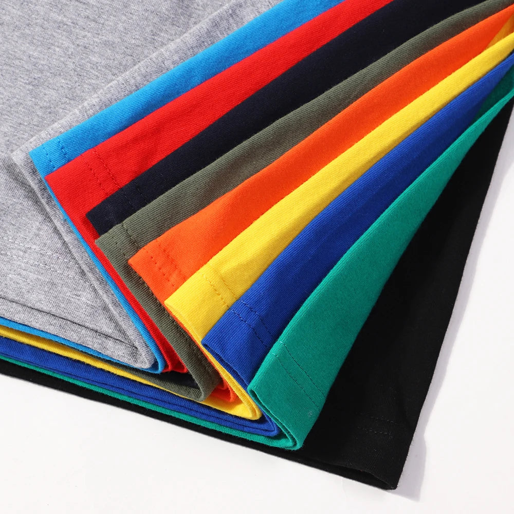 Stack of colorful fabric samples on a white background